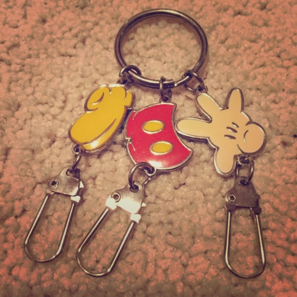 Disney Mickey key chain hooks